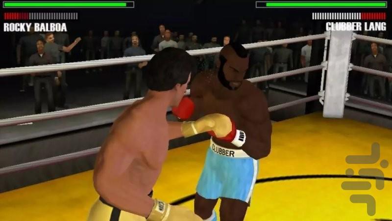 بوکس راکی بالبوا - Gameplay image of android game