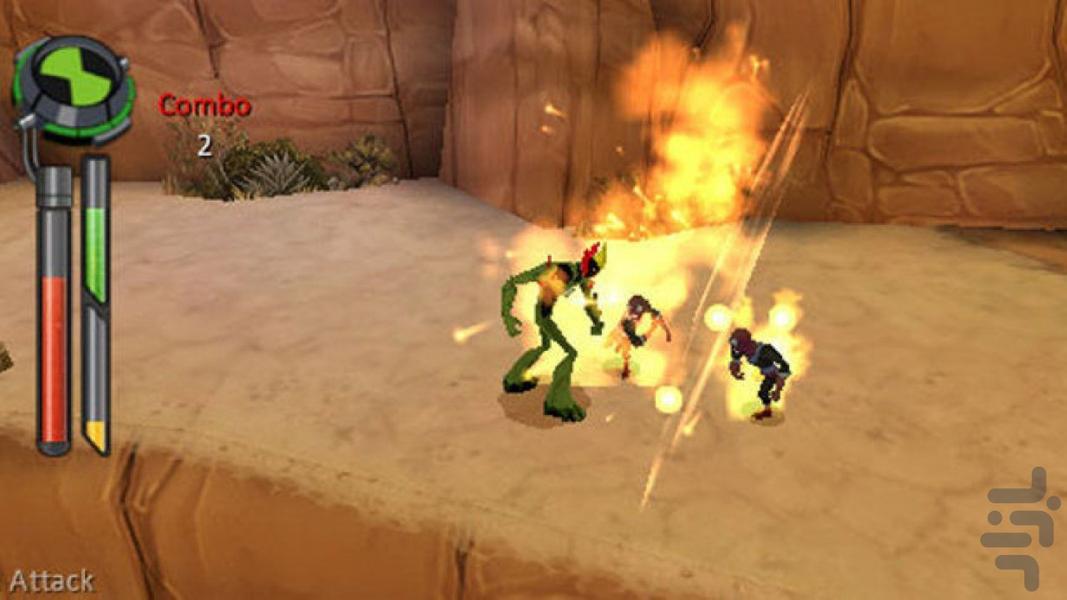 بن تن نیروی فرازمینی - Gameplay image of android game