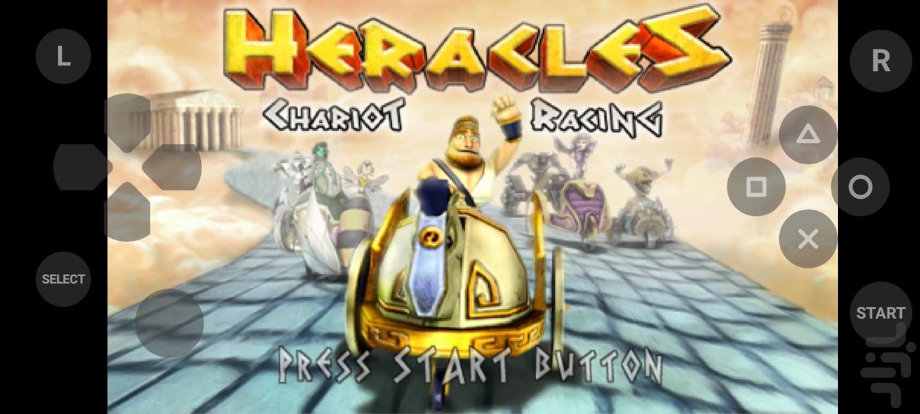 heracles chariot racing - Gameplay image of android game
