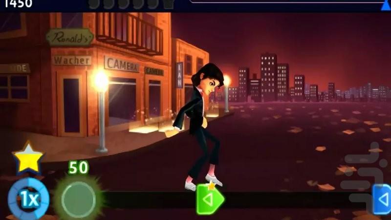 بازی رقص مایکل جکسون - عکس بازی موبایلی اندروید