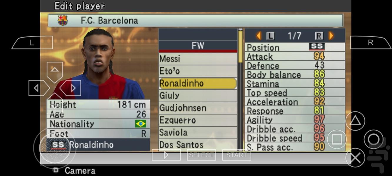 بازی PES ۲۰۰۶ - عکس بازی موبایلی اندروید