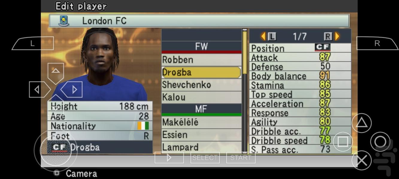 بازی PES ۲۰۰۷ - عکس بازی موبایلی اندروید