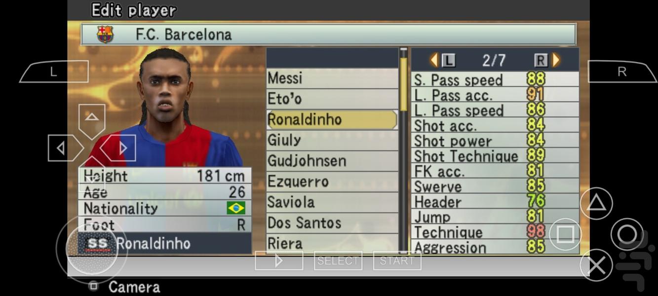 بازی PES ۲۰۰۷ - عکس بازی موبایلی اندروید