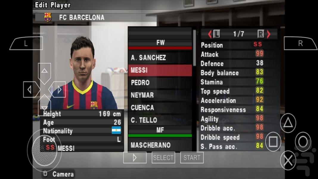 بازی PES ۲۰۱۴ - عکس بازی موبایلی اندروید