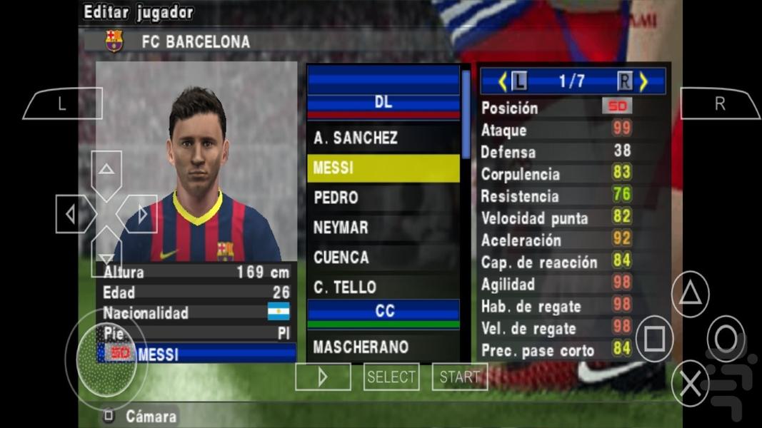 فوتبال PES ۲۰۱۵ - عکس بازی موبایلی اندروید