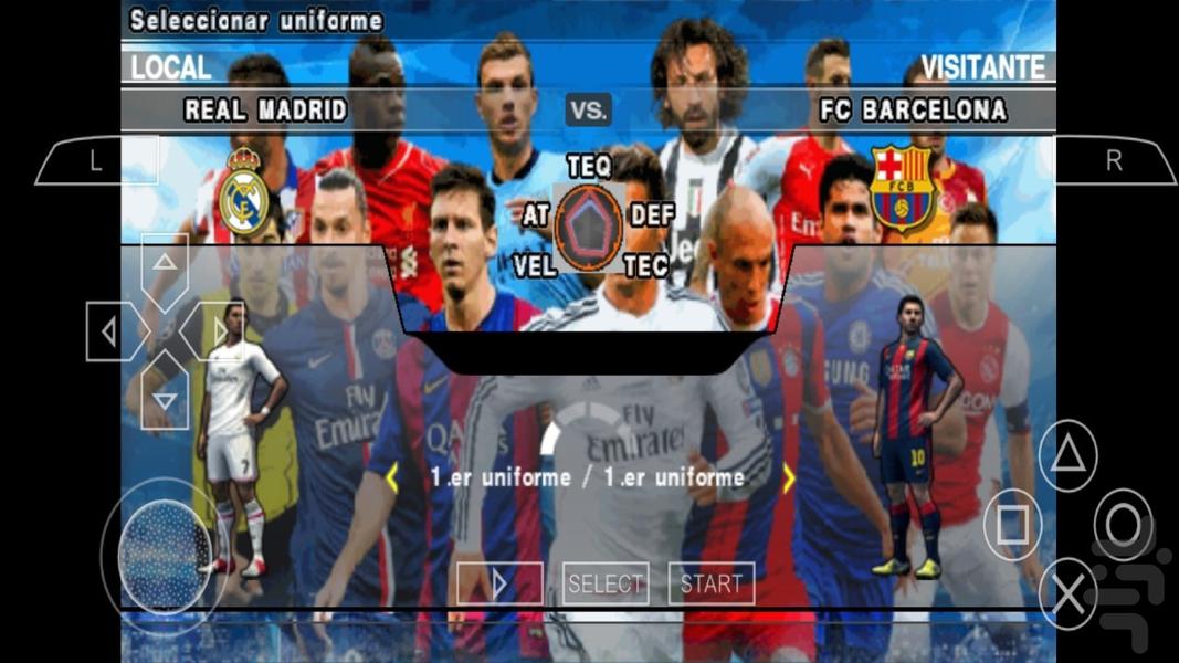 فوتبال PES ۲۰۱۵ - عکس بازی موبایلی اندروید