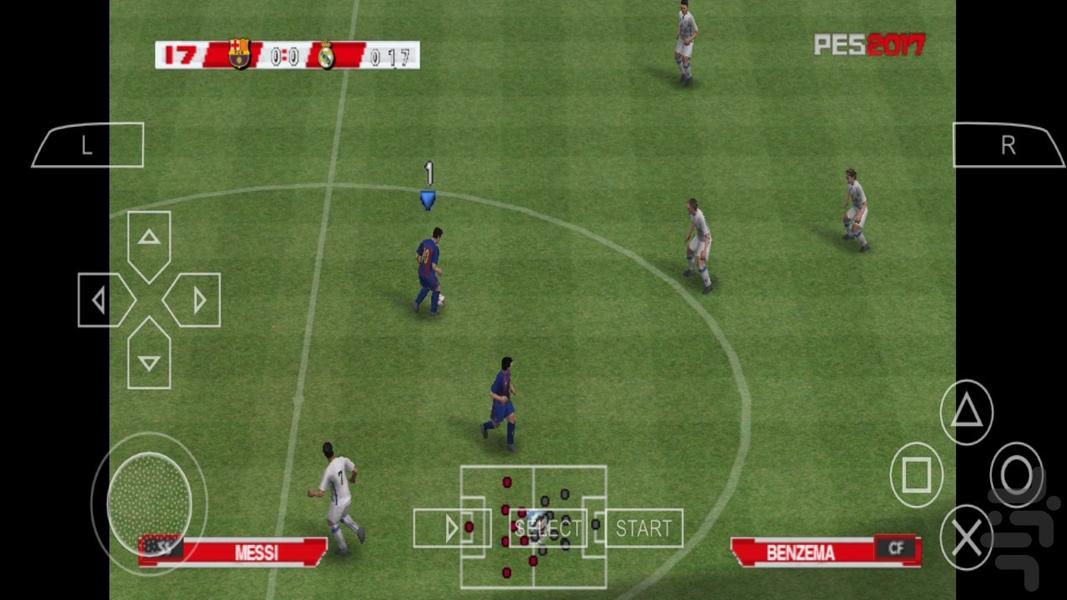 فوتبال PES ۲۰۱۷ - عکس بازی موبایلی اندروید