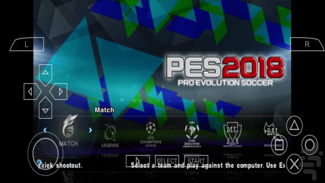 فوتبال PES 2018 - عکس بازی موبایلی اندروید