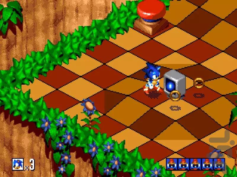 سونیک سه بعدی سگا - عکس بازی موبایلی اندروید