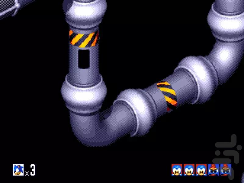 سونیک سه بعدی سگا - عکس بازی موبایلی اندروید