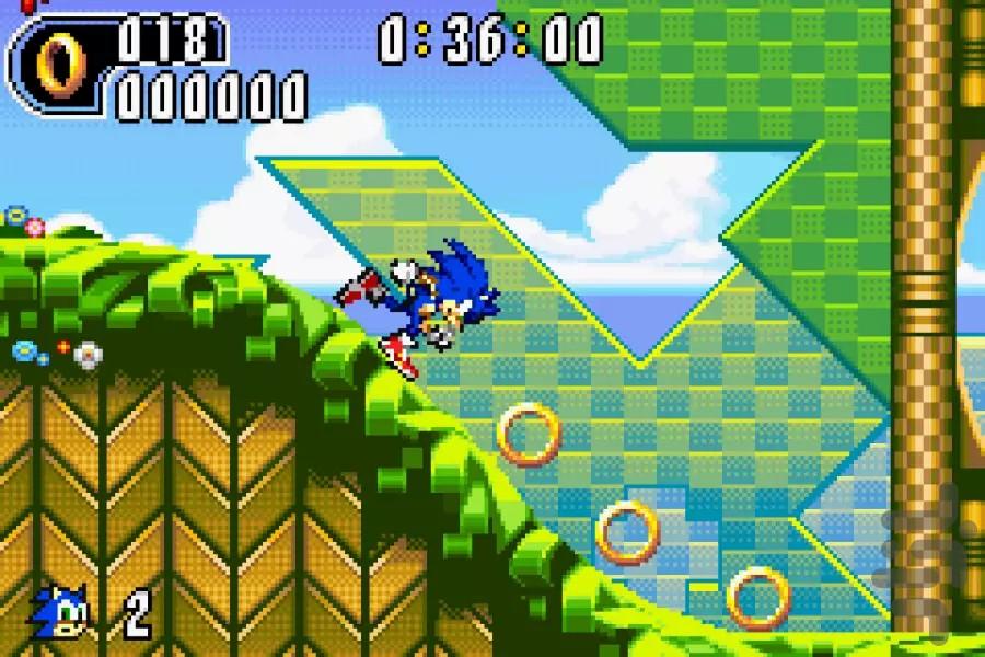 بازی:sonic advance۲ - عکس بازی موبایلی اندروید