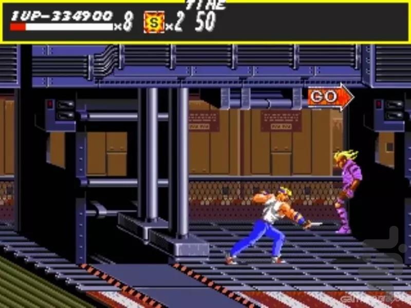STREETS OF RAGE - Gameplay image of android game
