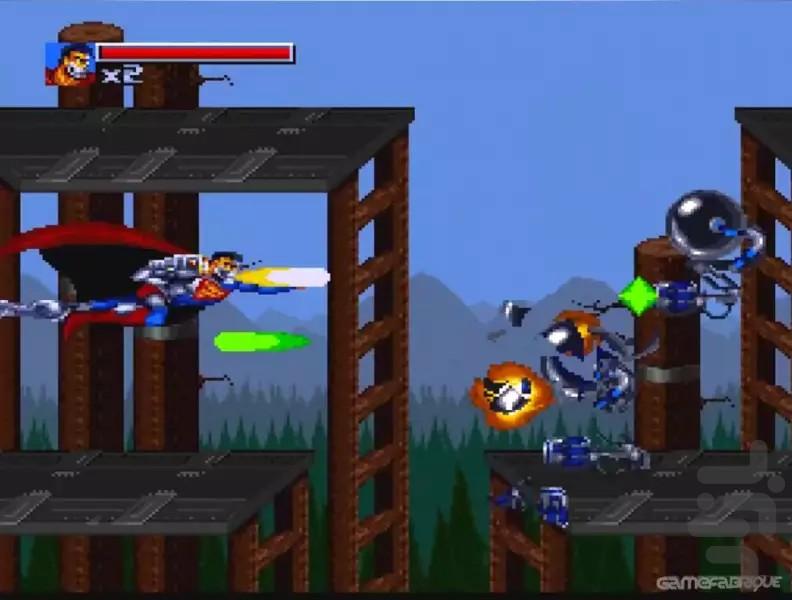 سوپرمن قدیمی - عکس بازی موبایلی اندروید