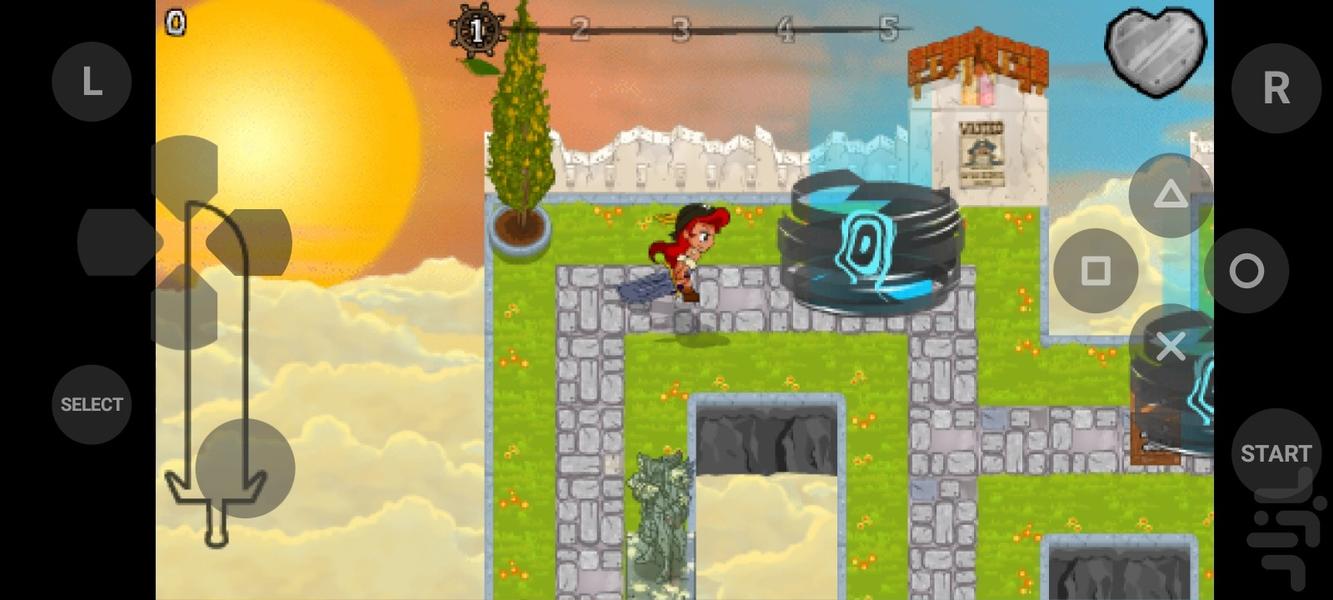 دختر شمشیر زن - عکس بازی موبایلی اندروید