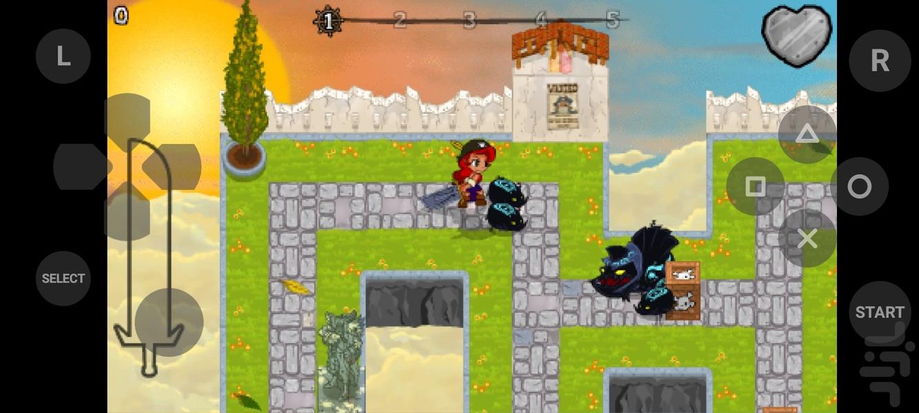 دختر شمشیر زن - عکس بازی موبایلی اندروید