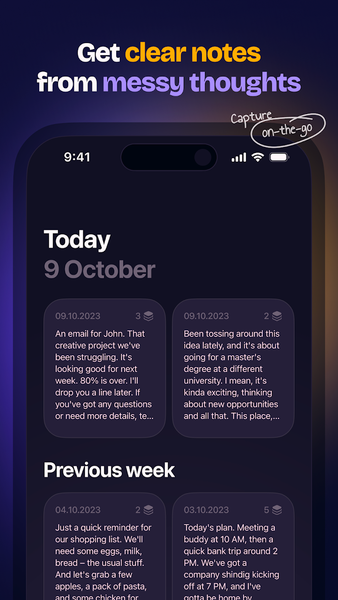 Letterly: Write by Voice & AI - Image screenshot of android app