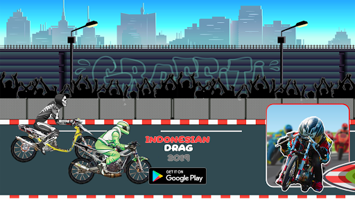 Indonesian Drag Bike : Street Racing - Gameplay image of android game