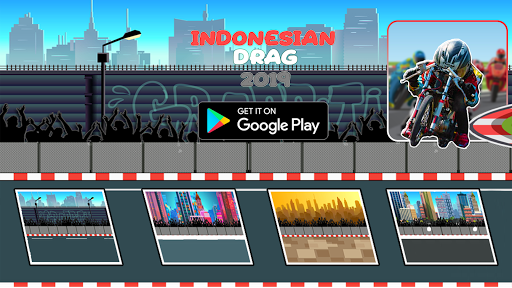 Indonesian Drag Bike : Street Racing - Gameplay image of android game