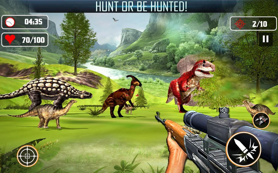 Dino Games - ۳D Hunting Games - عکس بازی موبایلی اندروید