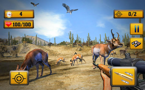 Wild Animal Shooting - Gameplay image of android game