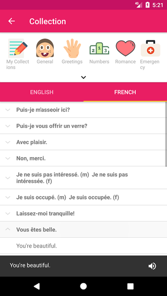 French English Dictionary - عکس برنامه موبایلی اندروید