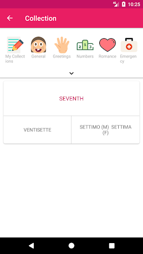 Italian English Dictionary - عکس برنامه موبایلی اندروید