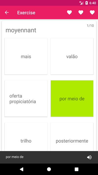 French Portuguese Dictionary - عکس برنامه موبایلی اندروید