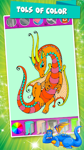 Dragon Coloring & Drawing Game - Image screenshot of android app