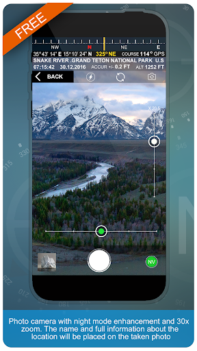 Compass Pro (Altitude, Speed Location, Weather) - Image screenshot of android app
