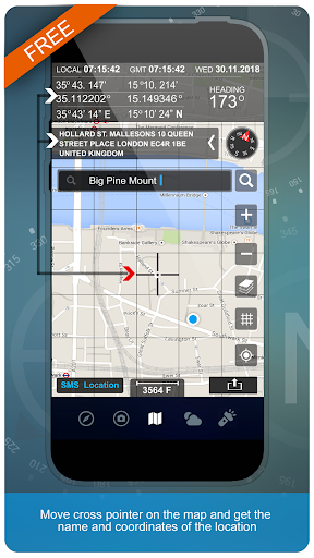 Compass Pro (Altitude, Speed Location, Weather) - Image screenshot of android app