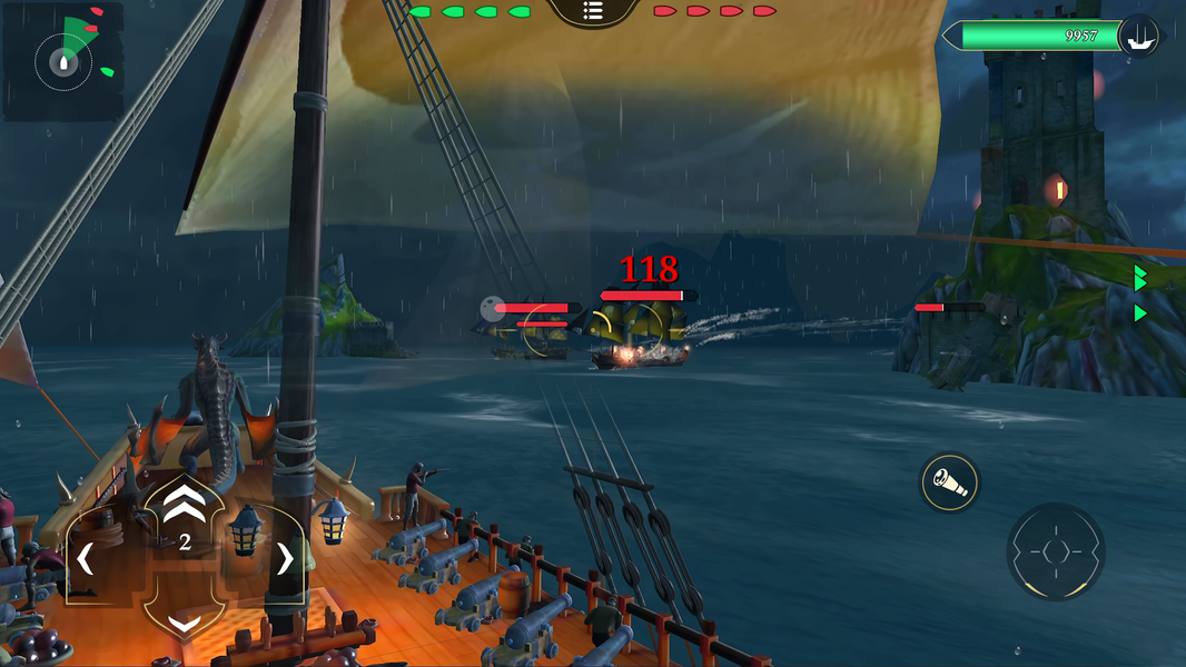 Dragon Sails: Ship Battle - عکس بازی موبایلی اندروید