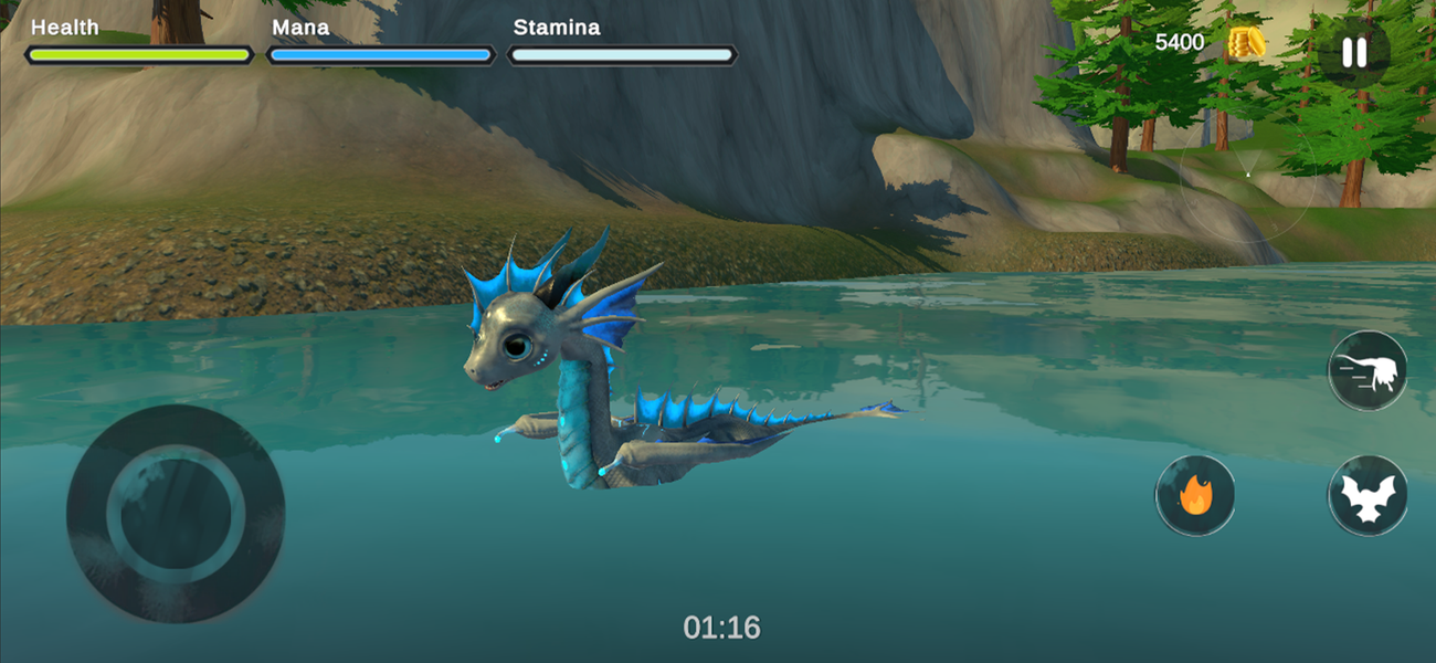 Dragon Simulator: Ice & Fire - عکس بازی موبایلی اندروید