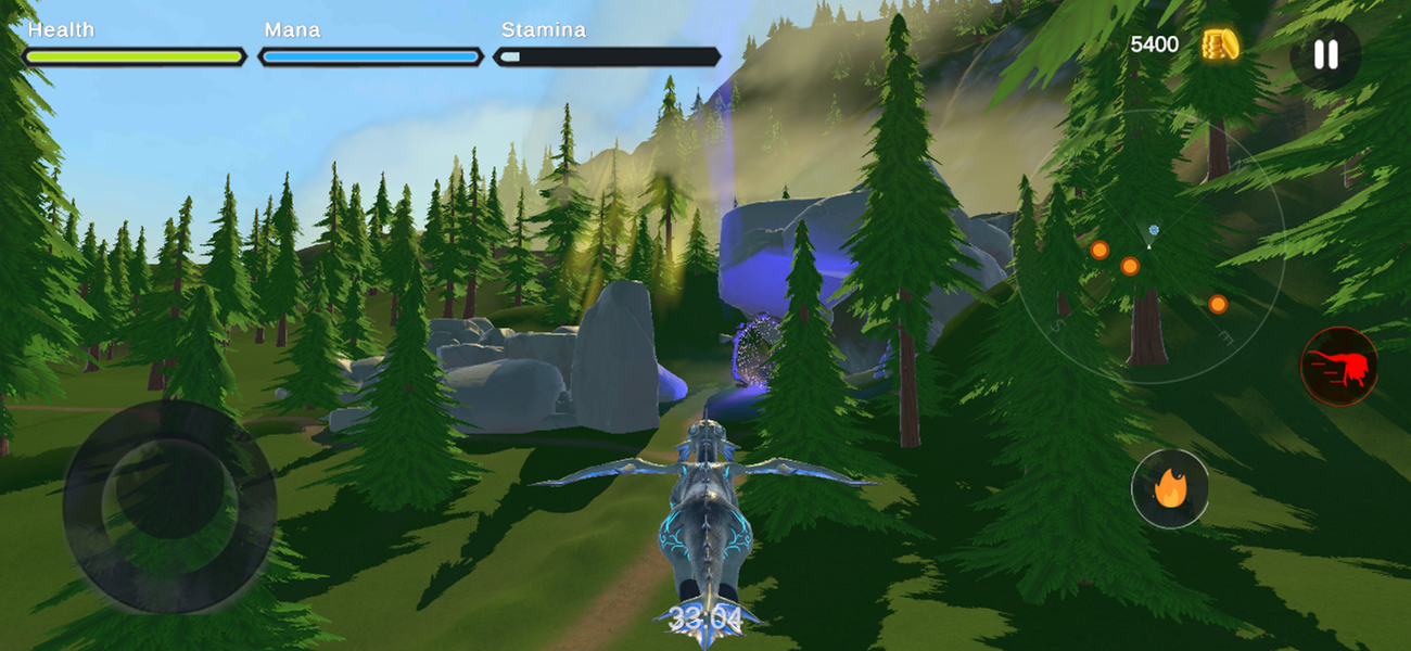 Dragon Simulator: Ice & Fire - عکس بازی موبایلی اندروید