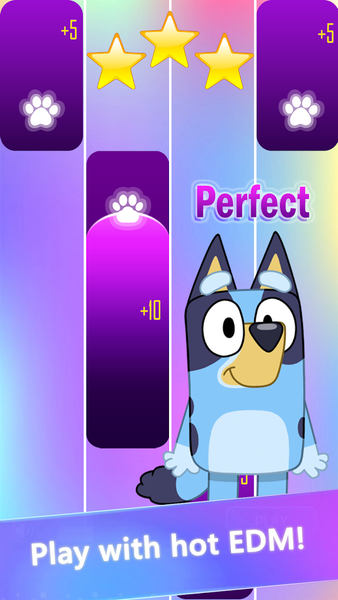 Bluey's Piano Game Tiles - عکس بازی موبایلی اندروید
