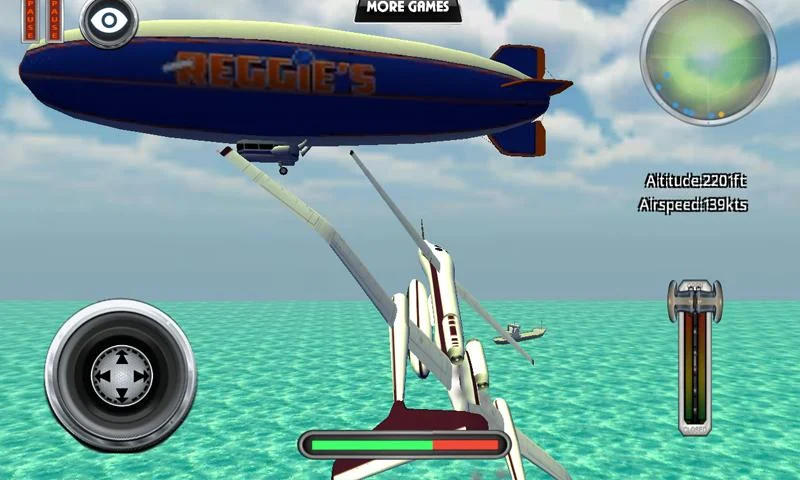 3D Flight Simulator: Skywhale - Gameplay image of android game