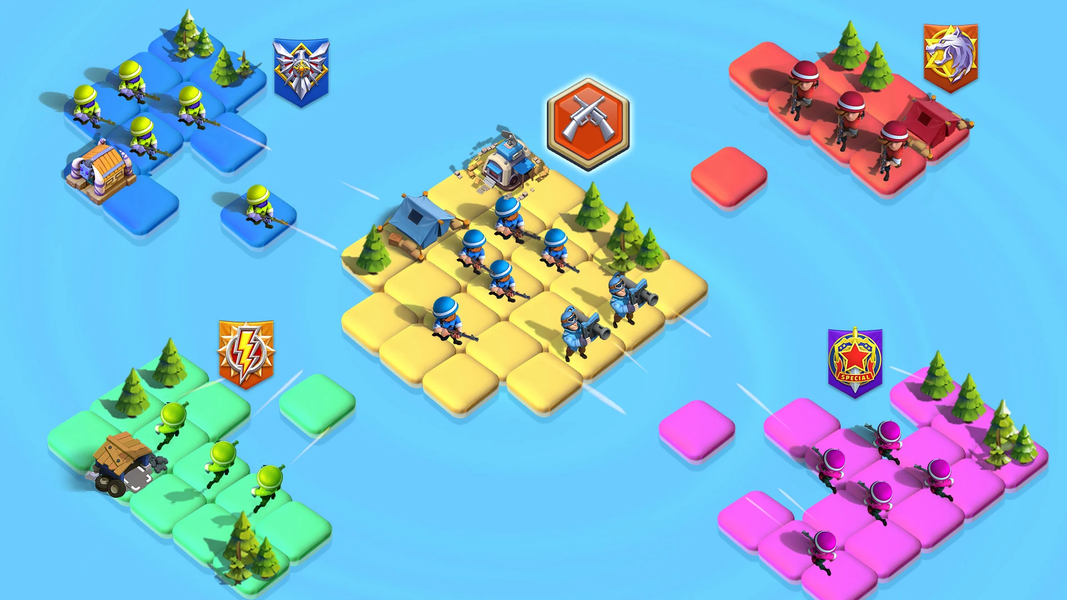 Clash of Merge: Battle Game - Gameplay image of android game