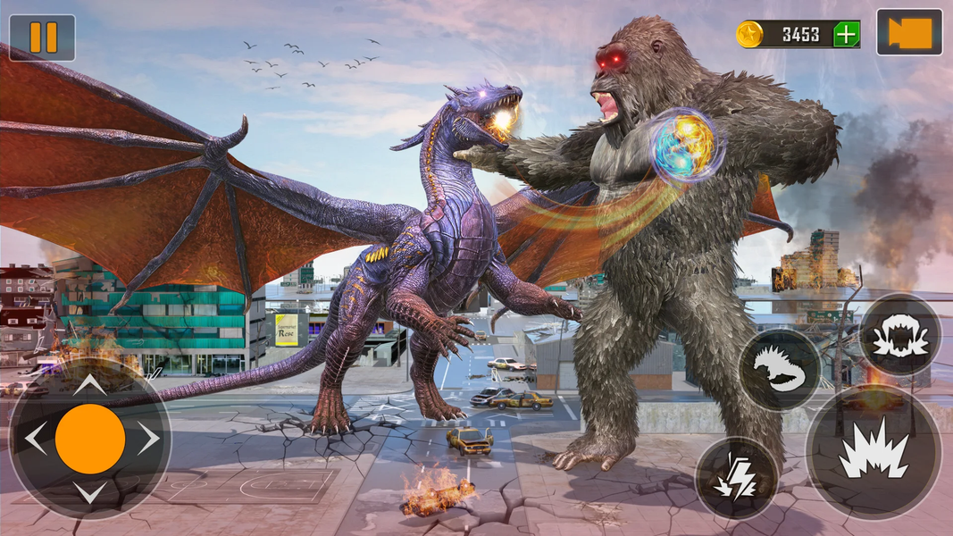 Monster Dinosaur Destruction - Gameplay image of android game