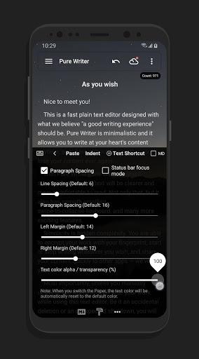 Pure Writer - Writing & Notes - Image screenshot of android app
