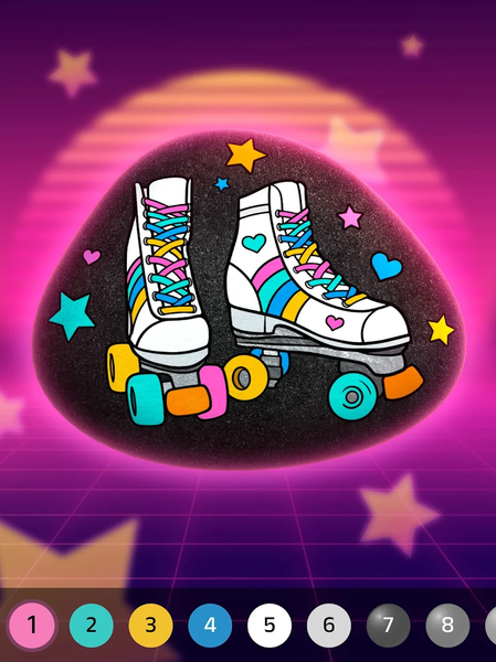 Rock Art - ۳D Color by Number - عکس بازی موبایلی اندروید