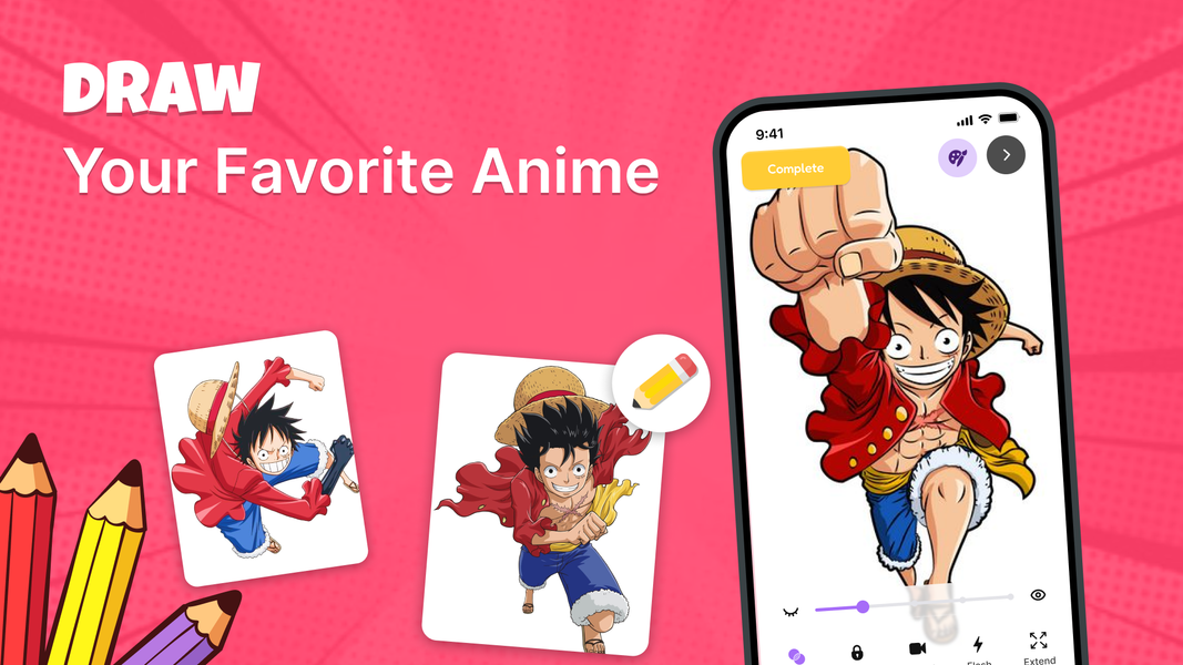 AR Drawing Anime: Sketch Anime - عکس برنامه موبایلی اندروید