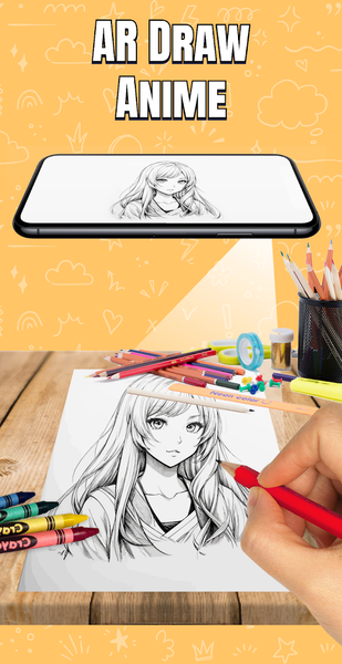 Draw Anime: Paint & Sketch Art - عکس برنامه موبایلی اندروید