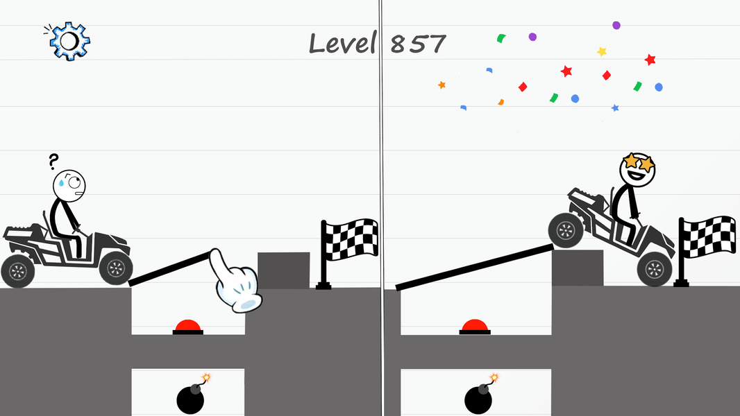 Draw a Bridge: Puzzle Games - عکس بازی موبایلی اندروید