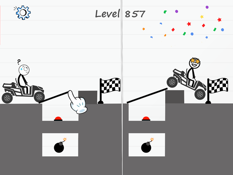 Draw a Bridge: Puzzle Games - عکس بازی موبایلی اندروید