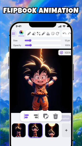Layered Paint: Animation Maker - عکس برنامه موبایلی اندروید
