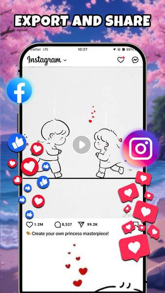 Layered Paint: Animation Maker - عکس برنامه موبایلی اندروید