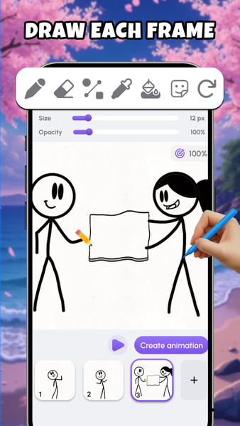 Layered Paint: Animation Maker - عکس برنامه موبایلی اندروید