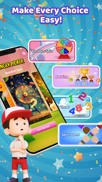 Finger Picker - Spin The Wheel - Image screenshot of android app