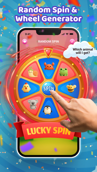 Finger Picker - Spin The Wheel - Image screenshot of android app