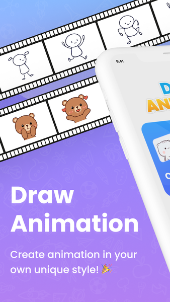Draw Animation - Flipbook App - عکس برنامه موبایلی اندروید