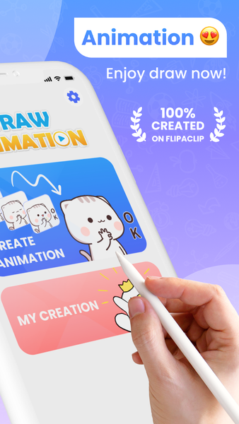 Draw Animation - Flipbook App - عکس برنامه موبایلی اندروید